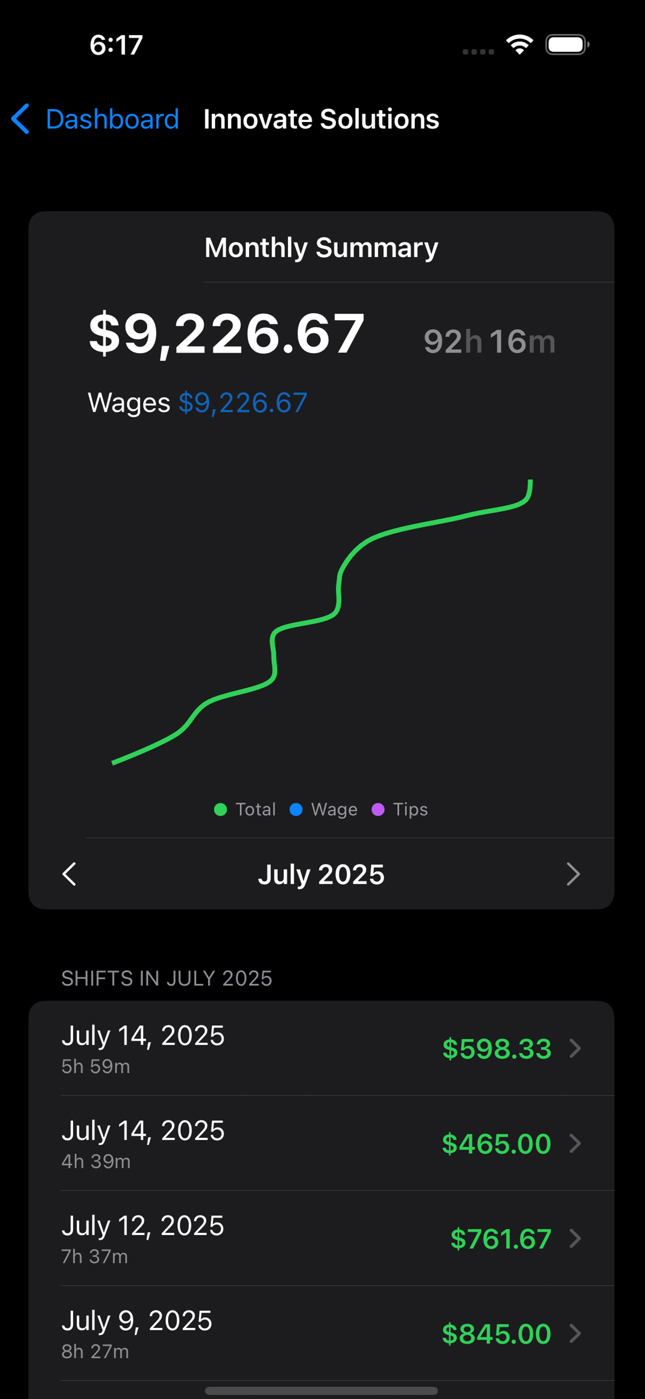 Clock Out screenshot 3