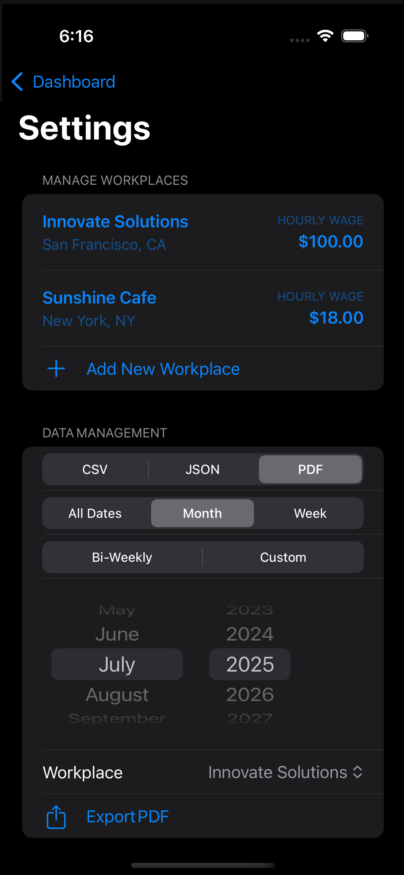 Clock Out screenshot 5